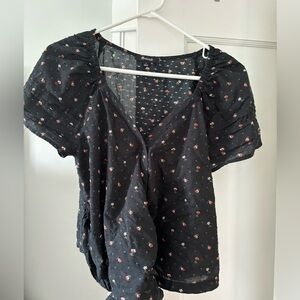 Madewell wrap top